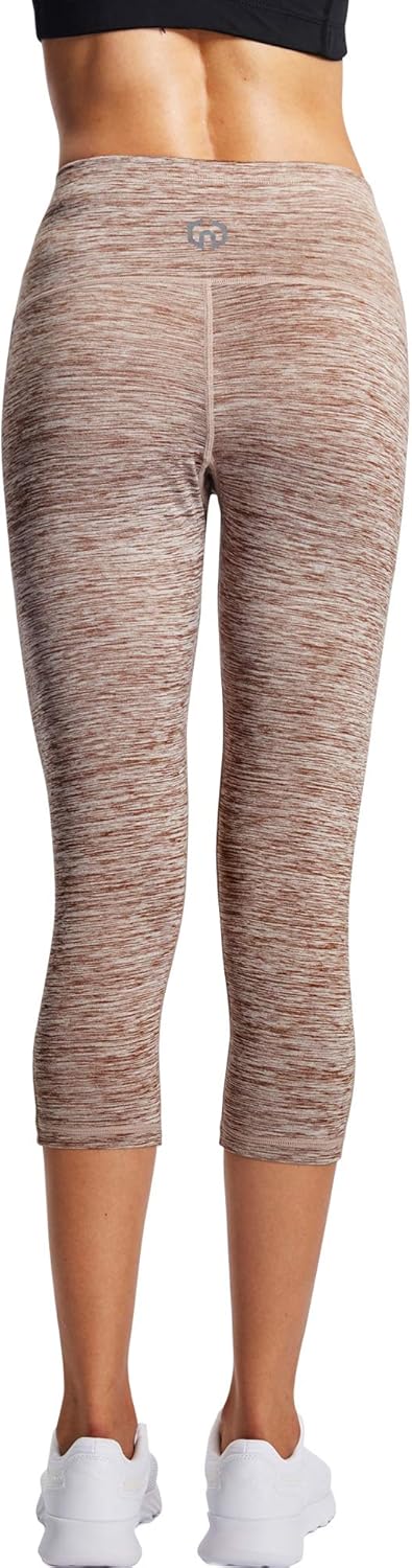 Neleus Women's Yoga Capris Tummy Control High Waist Workout Pants at  Women’s Clothing store