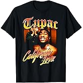 Official Tupac Love Vintage California T-Shirt, Black