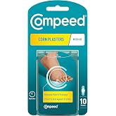 Compeed Corn Medium Size Plasters, 10 Hydrocolloid Plasters, Foot Care, Fast Natural Corn Removal, Dimensions: 1.7 cm x 6.0 cm