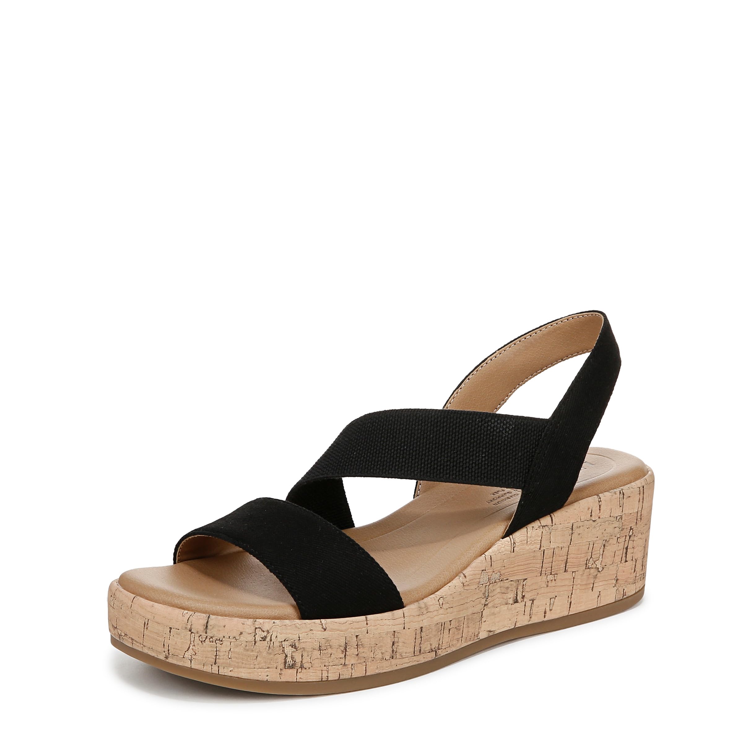LifeStride Womens Odette Sandal Black 8.5 W