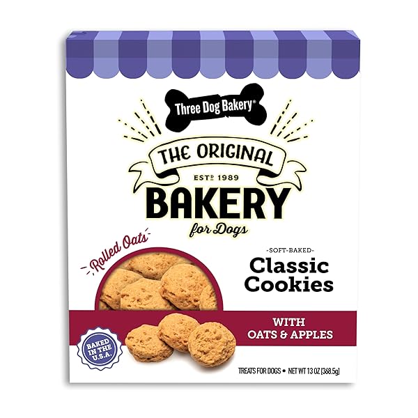 THREE DOG BAKERY SOFT BAKED CLASSIC COOKIES WITH...