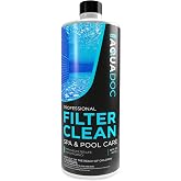 AquaDoc Hot Tub &amp; Pool Filter Cleaner Soak - Easy Cartridge Degreaser 16 oz | Spa Cleaning Solution That Helps Break Down Buildup Trapped In Filter Media - Pool &amp; Hot Tub Chemicals Made in USA