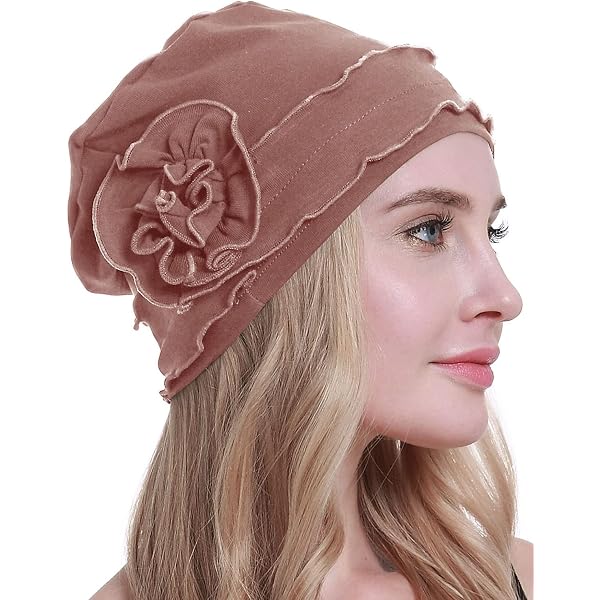 Kojoon 3 Pack Chemo Beanie Hats - Soft Head Wraps For Cancer, Alopecia (Mix Color 3, Medium)