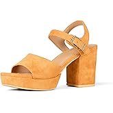 Amazon Essentials Women's Platform Heel Sandal