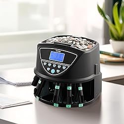 VEVOR Upgraded Coin Counter & Sorter, Coin Sorter