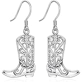 UYBNRK Cowgirl Boot Earrings for Women Dangle Boot Earrings Western Jewelry Drop Earrings Western Jewelry Cowboy Boot Earrings Western Gifts for Women Christmas Birthday