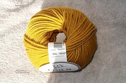 50 Gr Cora Colour 502 Sunny New Knitting Wool Merino