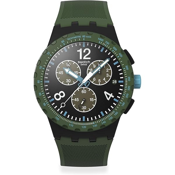 Amazon.com: Swatch I New Chrono Unisex Watch Casual Polymer Black