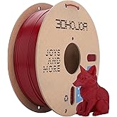 3DHoJor PLA Filament 1.75mm,3D Printer Filament,1kg Cardboard Spool (2.2lbs),Dimensional Accuracy +/- 0.03 mm,Odor Free Clog Free No Brittle, Fit Most 3D FDM Printer,Fire Engine Red
