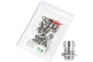 CHANZON 20pcs 5mm Metal Led Holder for Light Emitting Diodes,Diode Lights,Round Lamp Bulb