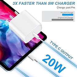 USB C iPad Fast Charger for iPad 10th,iPad Pro