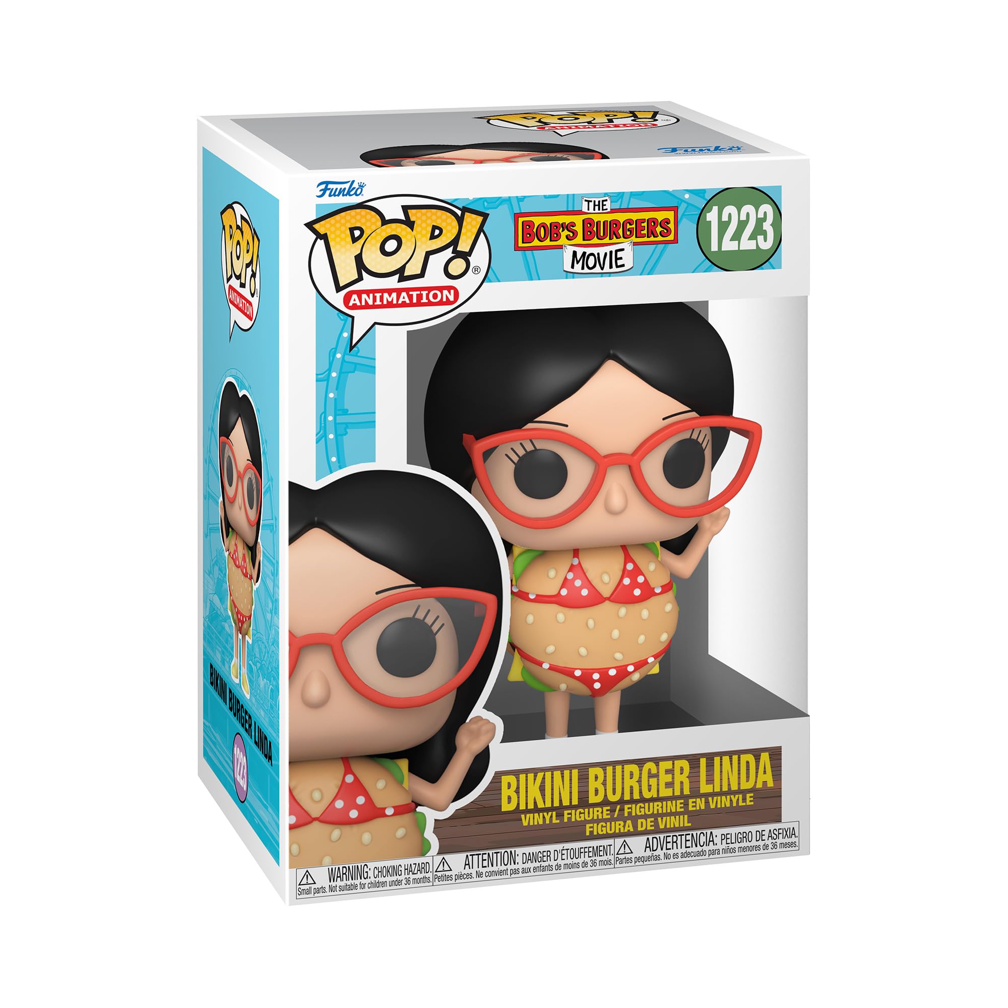 Funko POP! Animation: Bobs Burgers - Bikini Burger Linda Belcher - Bob's Burgers - Collectable Vinyl Figure - Gift Idea - Official Merchandise - Toys for Kids & Adults - TV Fans