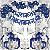 Amazon.com: Blue Birthday Decorations for Men, Xourspaty Happy Birthday