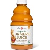 Organic Turmeric Juice, 99% Pure Turmeric Juice by The Ginger People &ndash; Drug Free Support, Non-GMO, Premium Quality, 32 Fl oz Bottle (Pack of 1)