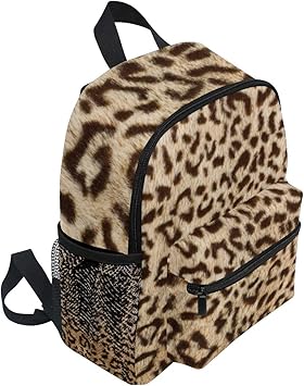leopard print bookbag