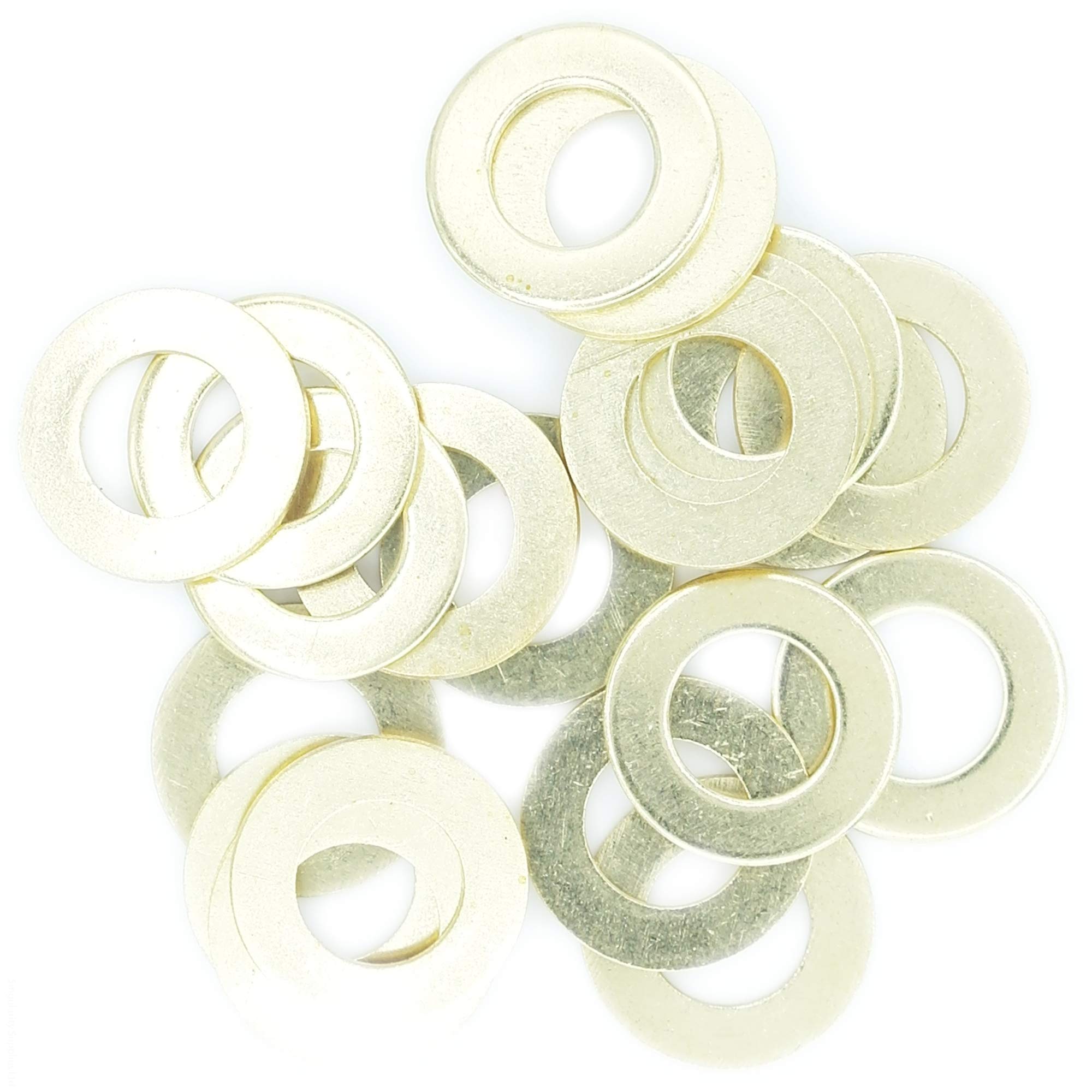 M3 (3mm) Flat Washer (Form A) - Brass (Pack of 20)