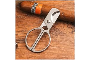 Cigar Scissors Cutter Stainless Steel Guillotine Double Blade Straight Cut Cigar Lovers Tools (mini)