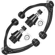 Snapklik.co : Front Upper Control Ars + Lower Ball Joints Replaceent For 2007-2013 Chevy