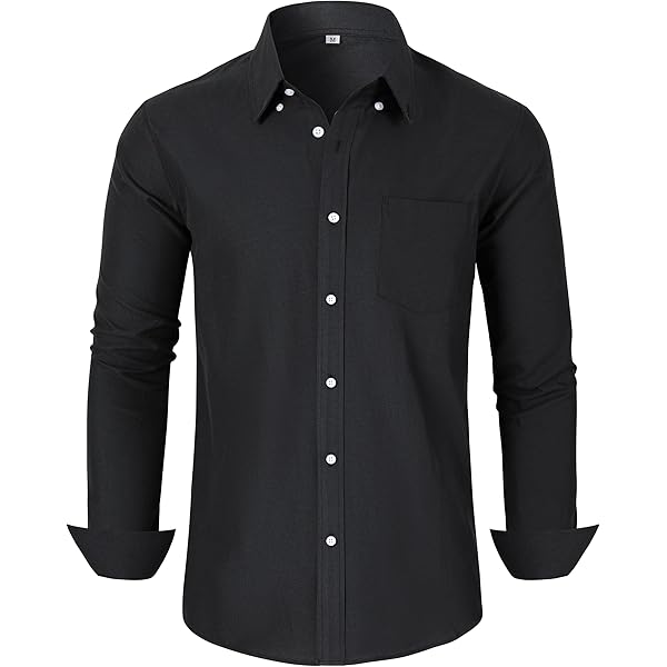 Amazon.com: Black Dress Shirt for Men Mens Button up Shirts Long Sleeve Wrinkle Free Men's Collared Slim Muscle fit Outfit Western Work Clothes All Black Size XS : Clothing, Shoes & Jewelry Amazon.com: Black Dress Shirt for Men Mens Button up Shirts Long Sleeve Wrinkle Free Men's Collared Slim Muscle fit Outfit Western Work Clothes All Black Size XS : Clothing, Shoes & Jewelry