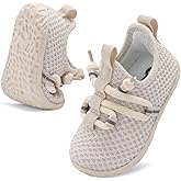 Besroad Baby Boys Girls First Walking Shoes Infant Crib Shoes Breathable Slip On Sneaker Lightweight Barefoot Shoe for Babies