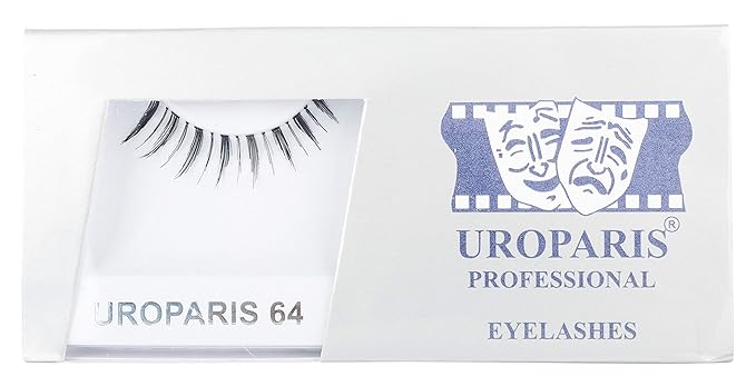 UROPARIS False Eyelashes 64, Black, 100 grams