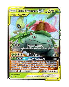 Ultra Rare Team Up 1 181 Pokemon Tcg Nm M Celebi Venusaur Gx