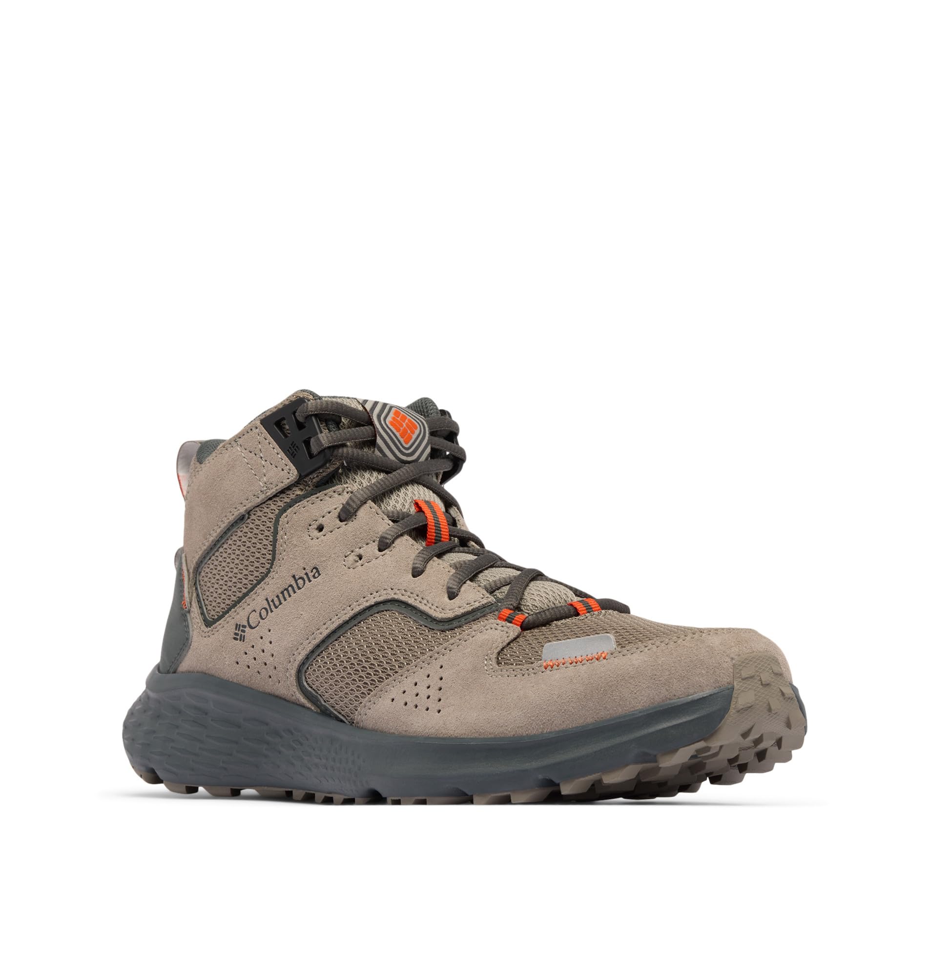 Columbia Mens Benson Mid Hiking Shoe, Kettle/Tangy Orange, 14