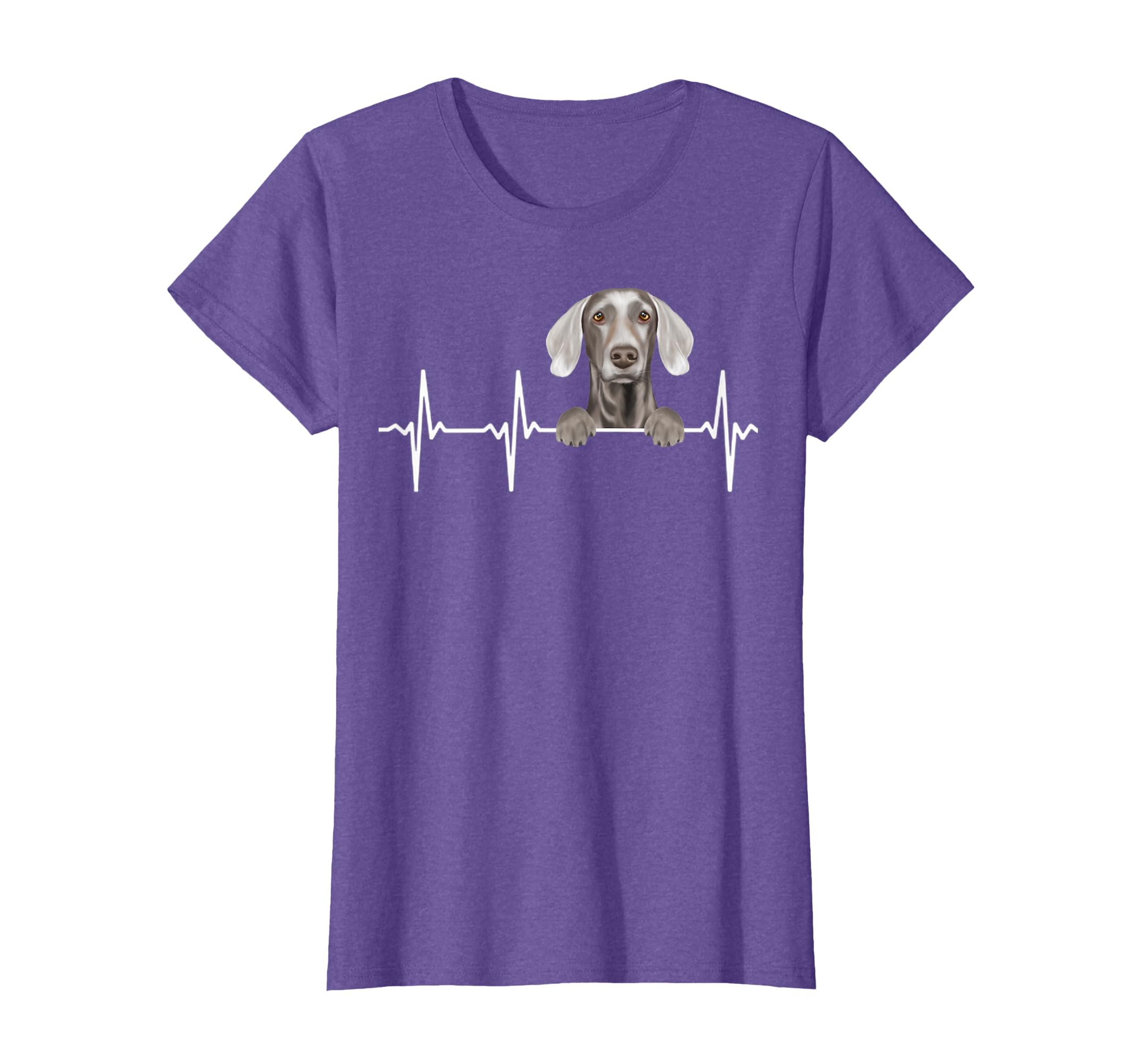 Funny Dog Heartbeat For Weimaraner Lovers T-Shirt