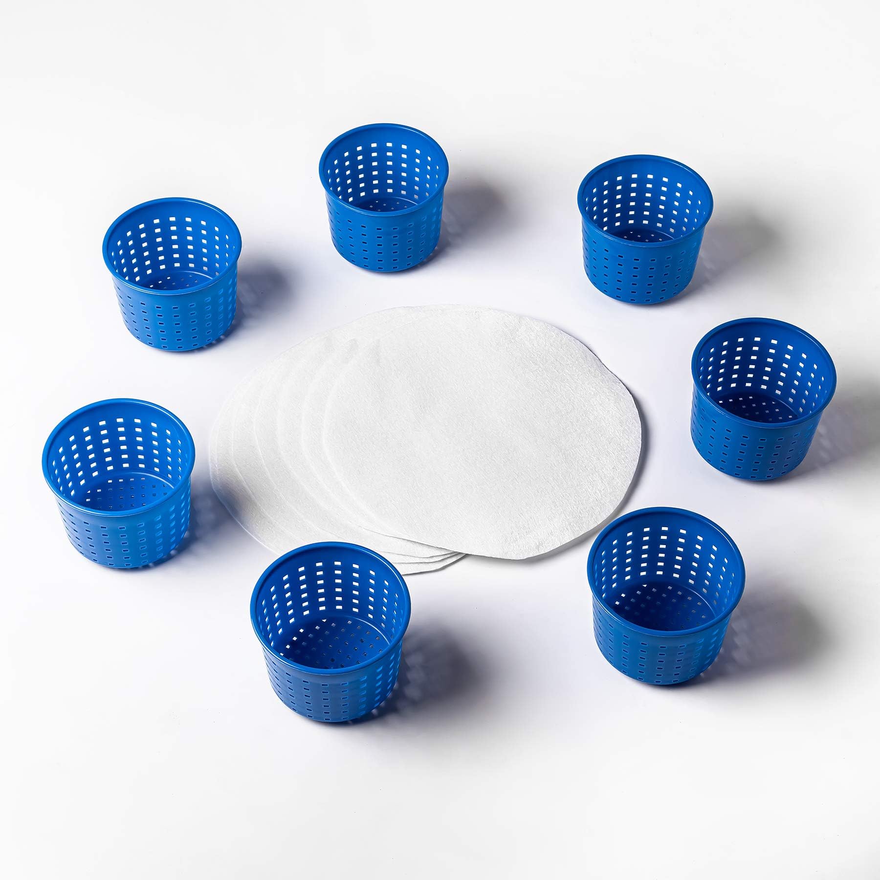 Cheese Molds 0.25kg + 7 milk filters Azure Original HOZPROM Rennet for cheese Rennet powder for cheese making Animal rennet for cheese Cheese enzyme Cheese mold ricotta Cheese making mold set
