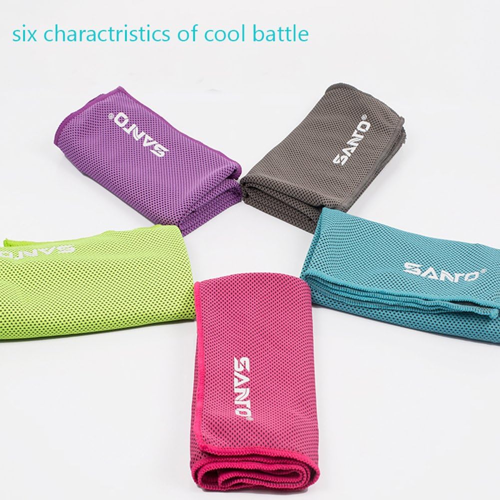 Wingogo Cooling Gym Sweat Towel Special Microfibres Super Absorbant for Soaking up Sweat and Instant Relief from Over Heating during Intense Exercise for All Sports and Exercise