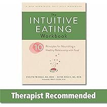 洋書 INTUITIVE EATING The Intuitive Eating Workbook: Ten Principles for Nourishing a