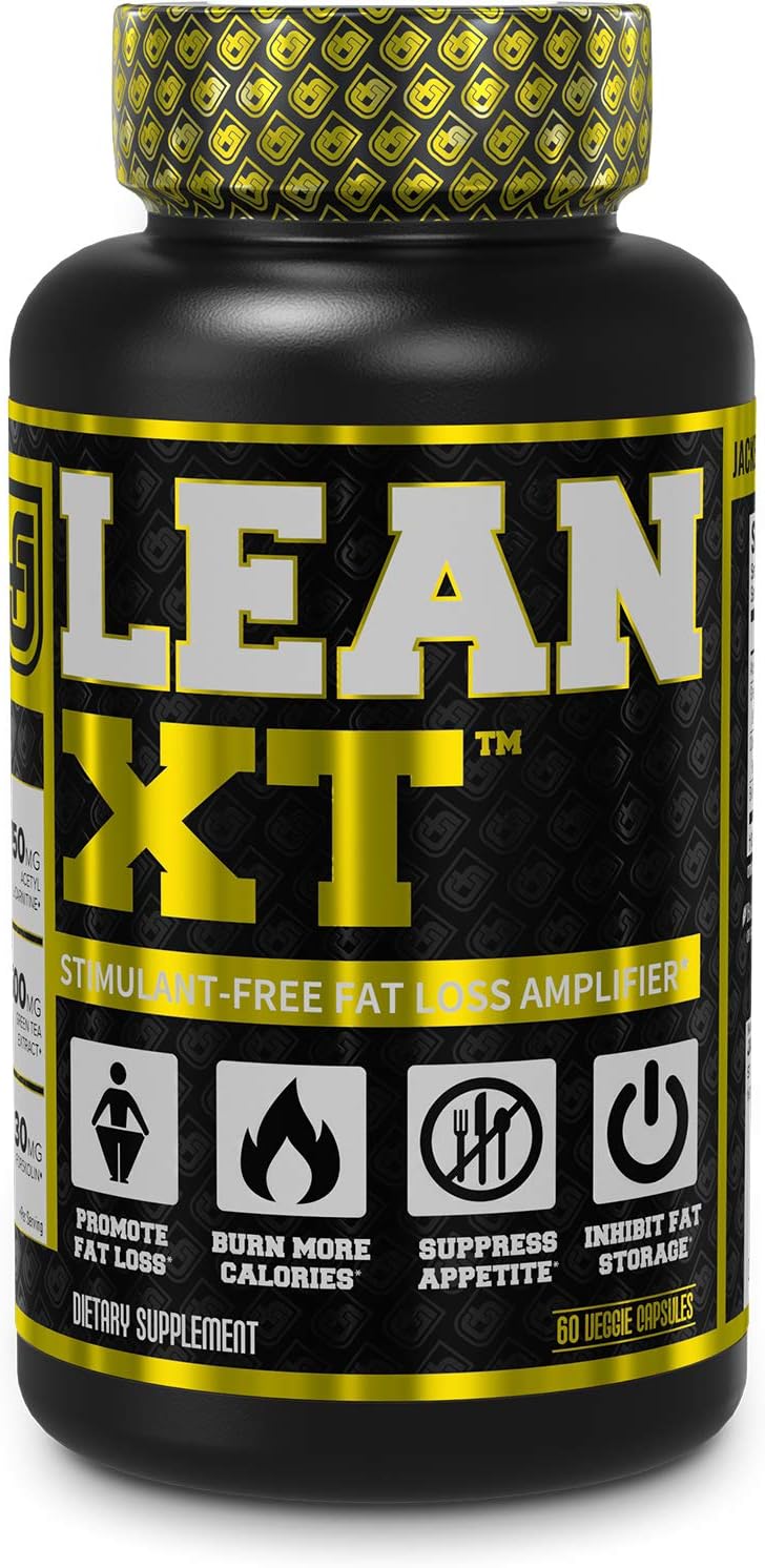 Lean-XT Non Stimulant Fat Burner - Weight Loss Supplement, Appetite Suppressant, Metabolism Booster with Acetyl L-Carnitine, Green Tea Extract, Forskolin - 60 Natural Diet Pills: Health & Personal Care