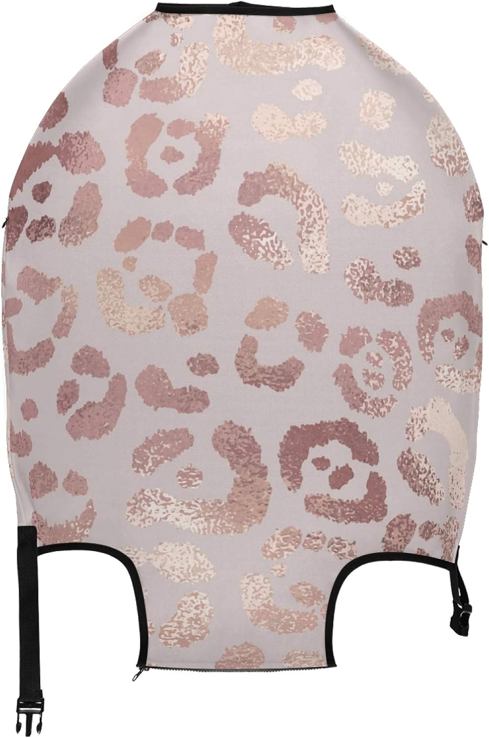 Luggage Covers for Suitcase 28 Inches, Rose Gold Leopard Cute Suitcases