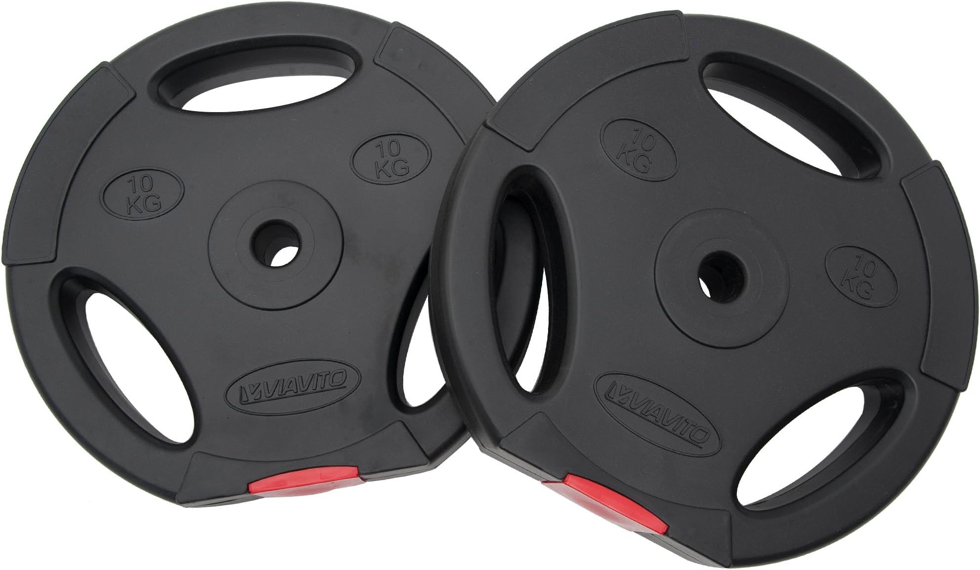 Viavito Tri Grip Vinyl Standard Weight Plates