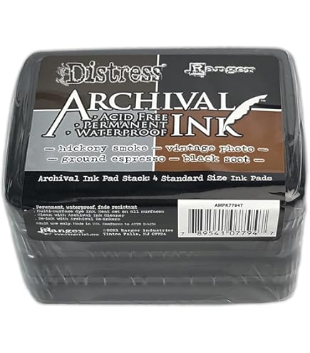 Ranger Ink Archival Mini Inktpads Kit 2, meerkleurig, synthetisch materiaal, 20,3 x 8,3 x 1,8 cm