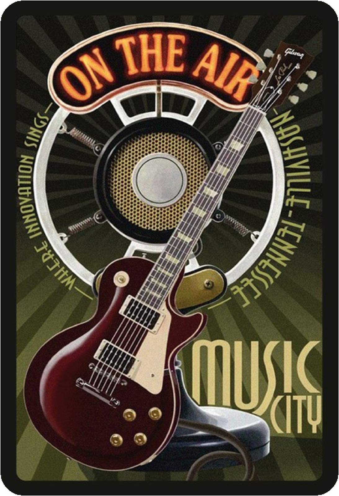 Schatzmix Tin-Plate Wall Plaque Sign, Sheet metal, Multicoloured, 20x30 cm