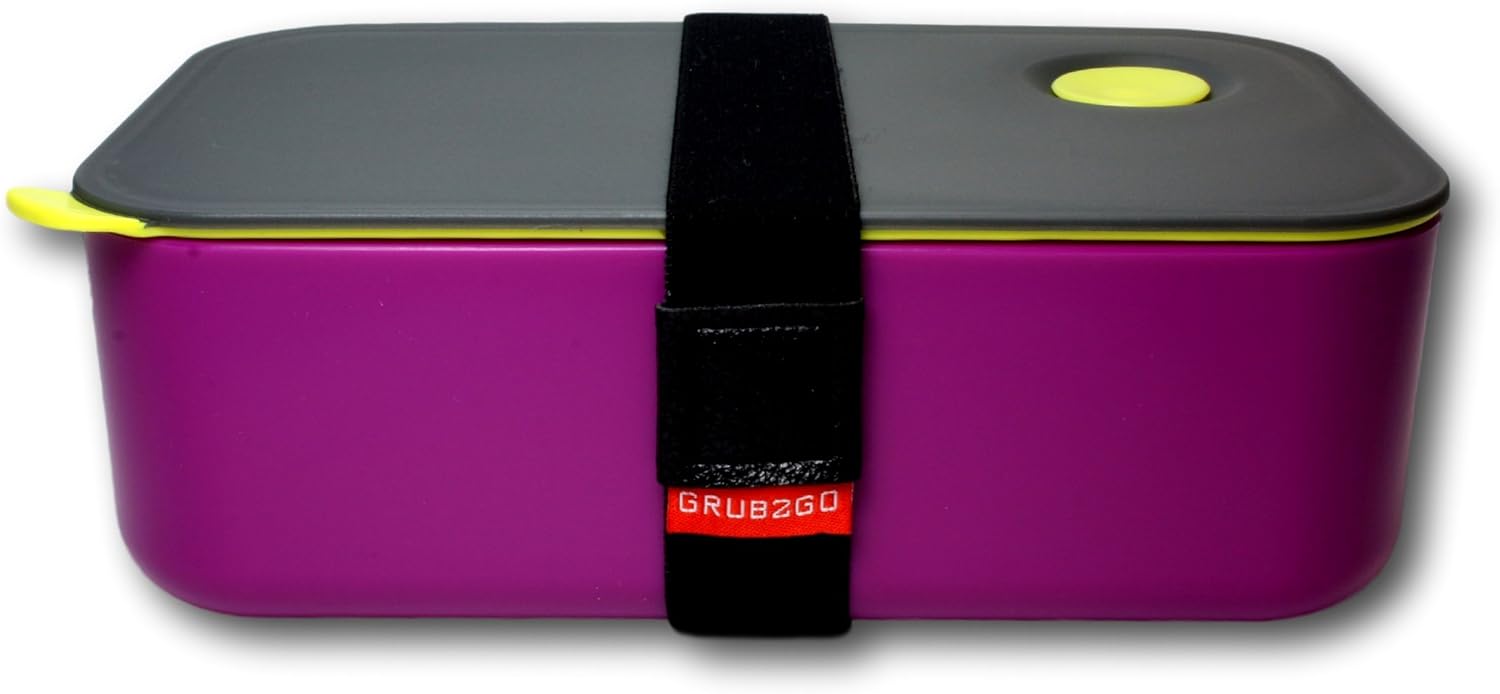 Bento Box Lunch Box by GRUB2GO Designer Lunch Boxes for Adults and