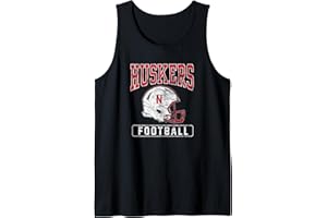 CAMPUS LAB University of Nebraska Cornhuskers Football Helmet Tank Top