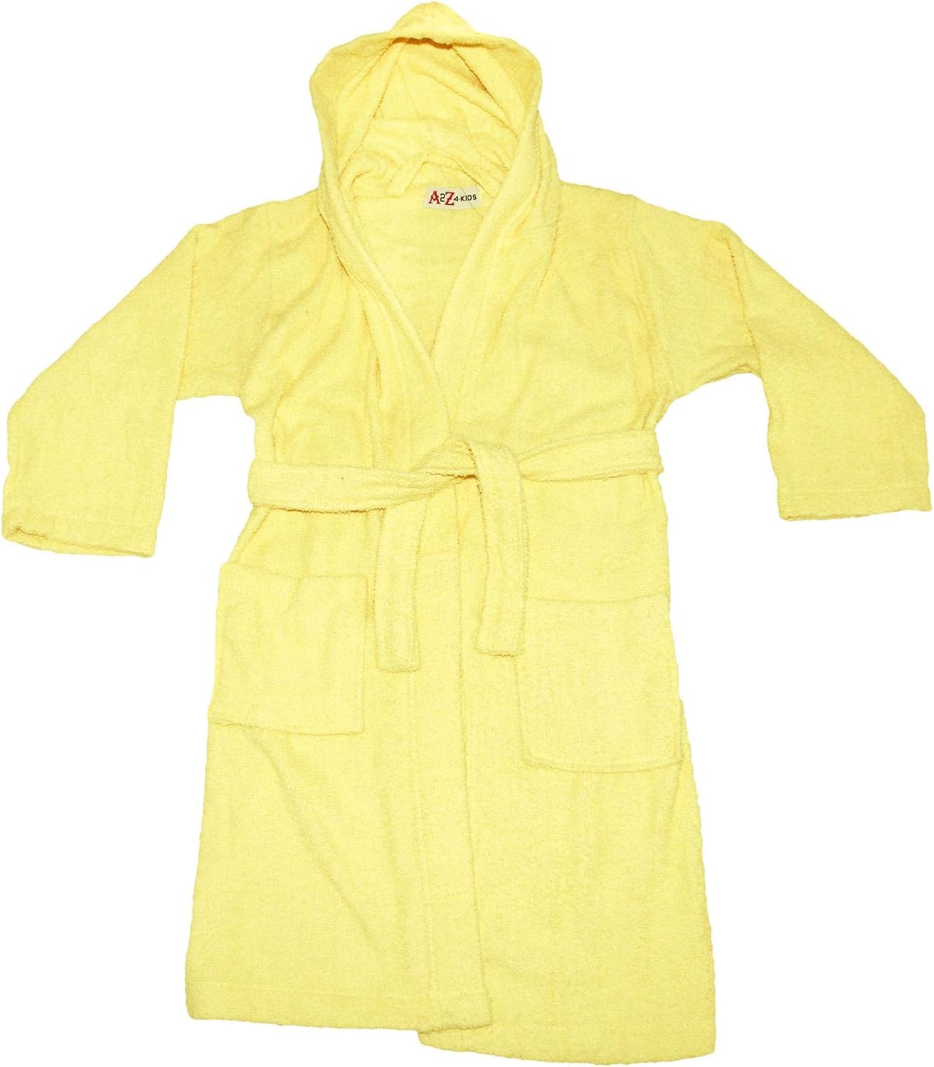 Kids Girls Boys Cotton Soft Terry Hooded Bathrobe Luxury Dressing Gown 3-13 Year: Clothing