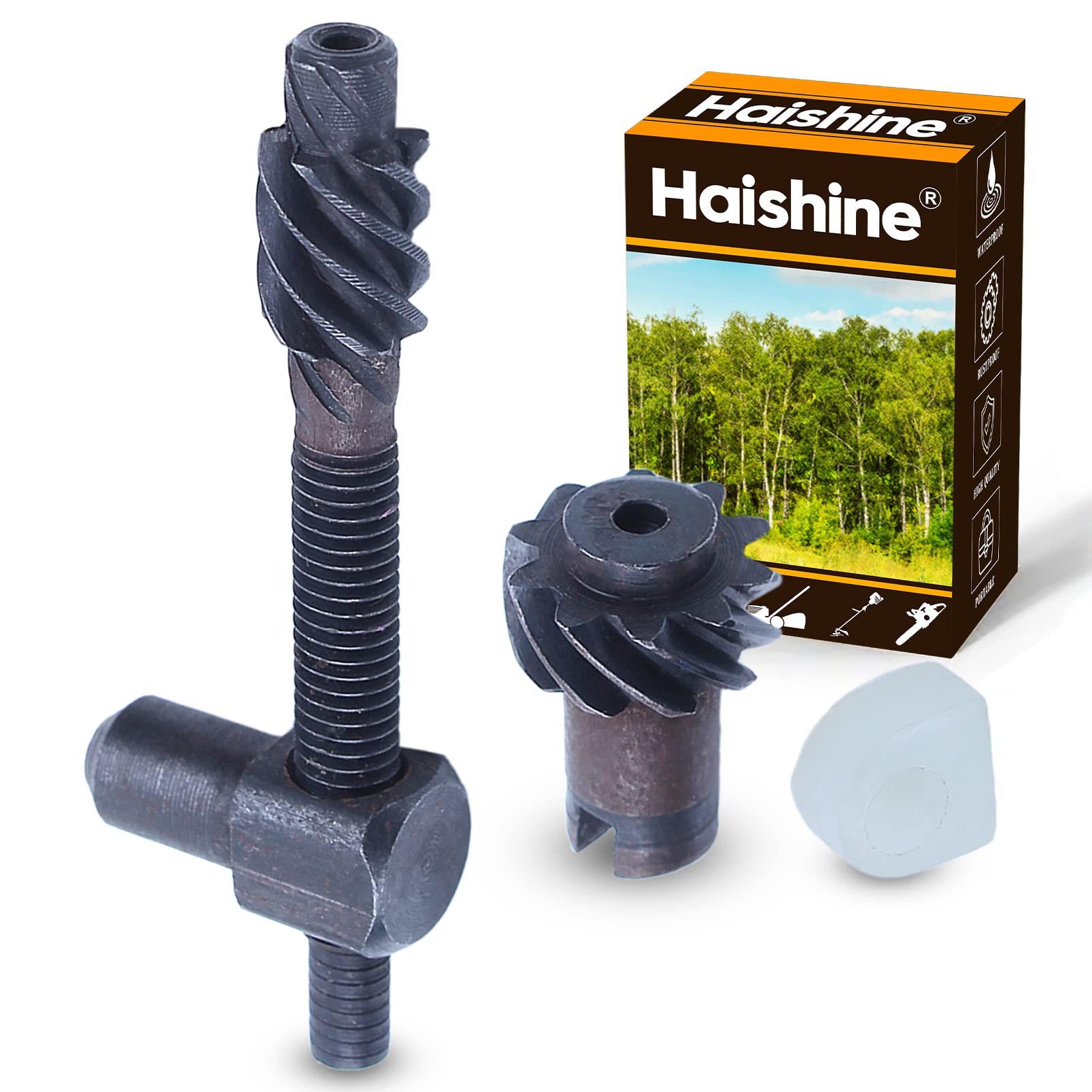 Haishine Chain Tensioner Adjuster Screw Kit for Husqvarna 445 450 Chainsaw 575260403 537286501