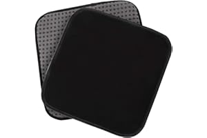 IMPRESA (2 Pack 10 x 8 Inches Bowling Ball Towel - Microfiber Bowling Shammy Pad with EZ Grip - Bowling Towel That Wipes Dirt & Oil Clean Off - Cleaning Pad Bowling Alley Accessories