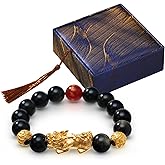 Feng Shui Pi Xiu Bracelet for Wealth & Protection – 24K Gold-Plated Guardian Beast