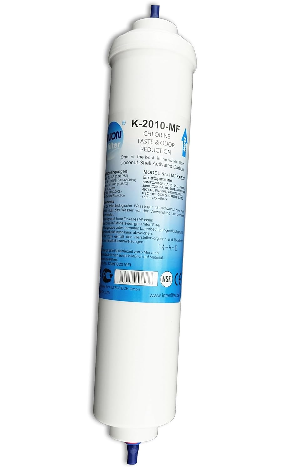 Filtrotech UN-1Q. - Filtro de agua externo para frigoríficos ...