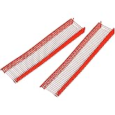 MECCANIXITY Standard Tagging Fasteners,Plastic Regular,Standard Label Gun Price Tagging Barbs for Garment Price Tag Label Tagging Barbs 15mm/0.59 Inch,Pack of 1000 Red