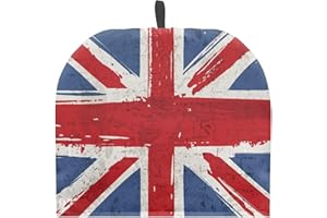 Eheartsgir British Flag Union Jack Tea Kettle Cover for English Tea Sets Durable Teapot Cozies Breakfast Warmer Home Kitchen Hotel Tea Party Table Decor Accessories