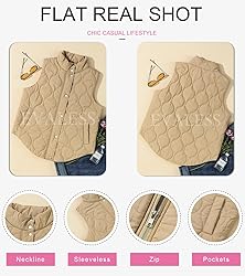 EVALESS Cute Cropped Puffer Vest Women Lightweight