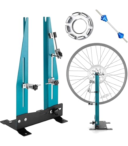 Minoura FT-1 Wheel Truing Stand and Dishing Tool Combo, Silver
