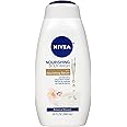 Nivea Nourishing Body Wash with Nourishing Serum Bottle, botanical blossom, 20 Fl Oz