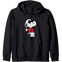 Amazon.com: Peanuts - Snoopy Lots Of Love Zip Hoodie : Clothing