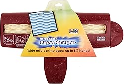 UCHIDA Corru-Gator Paper Crimper 8.5"-Wave,Blue